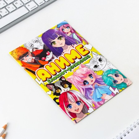 Notebook Coloring A5, 8 pages "Anime"-7