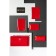Textura autocracels cover, red color
