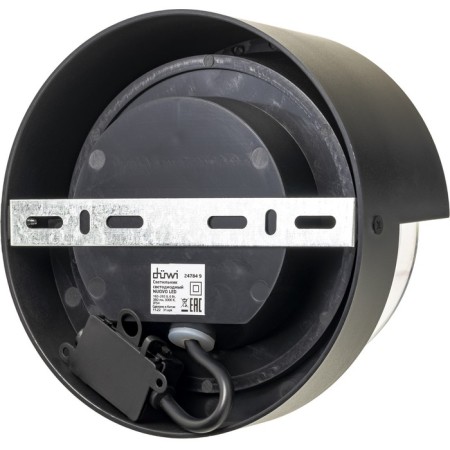 Lamp wall cover Duwi Nuovo 165x165x86mm 6W plastic 4200K IP 54 black black-9
