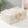 Casket wood to the leatherette "Gainsboro" 24x16x10.3 cm