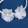 Hair cap "Schoolgirl" ears beads, d-5 cm, 1 cm, white