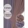 Set of curtains "Canvas", size 200x250 cm, 2 pcs, color violet dusty rose