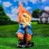 Garden figure "Dwarf with a hoe" 48cm