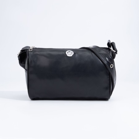 Bag Cross-Bodi with a zipper, black color