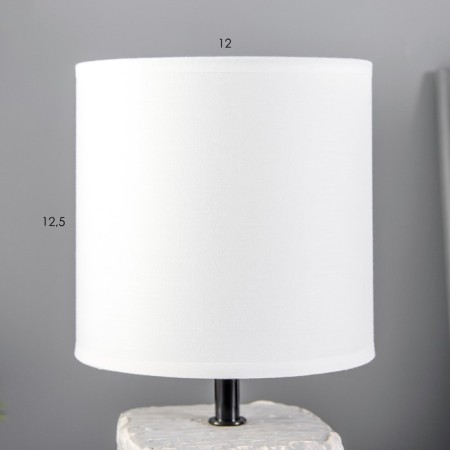 Camila table lamp E14 40W Gray 15x15x30cm Risalux-4
