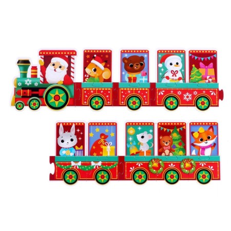 Figure puzzle "New Year's Express", 19 details-1