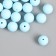 Beads for creativity plastic "Directly blue" matte d = 1.2 cm set 20 g