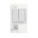 Hit switch Sche va56-232-b, 6 a, 2 keys, external, white color