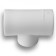 Transitional Aqualink, polypropylene transition, d = 32 x 20 x 20 mm