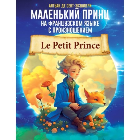 A little prince in French with pronunciation. Saint-Exupery A. de