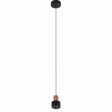 Suspended Mantra Gruissan, LED, 400LM, 3000K, 130 mm, black color
