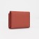 Women's wallet on a magnet, coral color