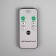 LED candles on clothespins 10 cm, 10 pieces, batteries AAX1 (not in the kit), remote control, glow warm white