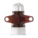 Outdoor angle (external) with fasteners for skirting boards 70mm "decoration", 265 maple patina