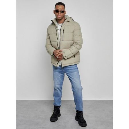 Sports male winter, size 54, color light green-13