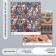 Scrapbooking paper bilateral "Africa" ​​density 180 g 15.5x17 cm