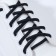 Shoes for shoes, steam, round, d = 5 mm, 90 cm, dark blue color