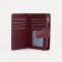 Women's wallet on a magnet, burgundy color
