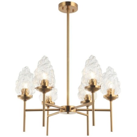 STILFORT 2152/05/06P Cream, 6x40W, E27, 600x600x560-960 mm, bronze color