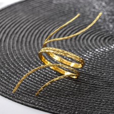 Ring for Niti napkin, 4.5 × 5 cm, gold color