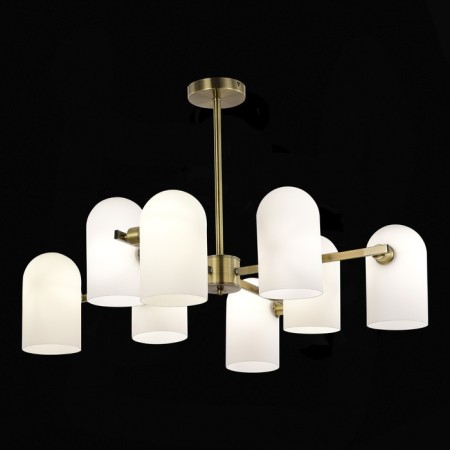 Ceiling EVOLUCE lamp. Sle1047-302-08. Nobilia. 8x40 W, E14, 82x82x52.5 cm, bronze color-1
