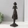 Polystone souvenir "Girl with a child" Black 34x9.5x9 cm