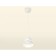 Suspended Ambrella Light, XP8110050, GX53 LED 12 W, white sand, white matte