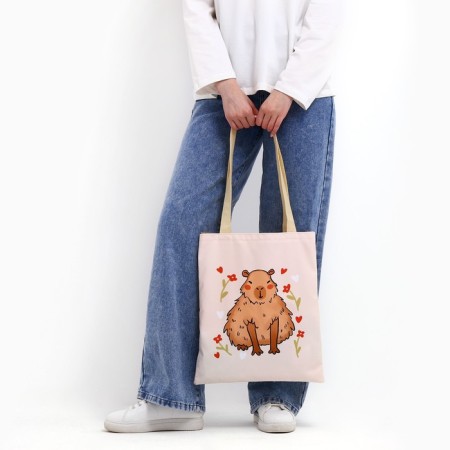 Bag Schoper 35x0.5x40 cm, Department without lightning, without lining, beige-1