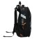 School backpack 38 x 30 x 16 cm, ergonomic back, stavia "speed", black