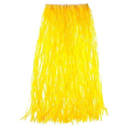 Hawaiian skirt, 80 cm, yellow color-1