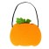 Decorative basket "Pumpkin for Halloween", 6x15.5x19 cm