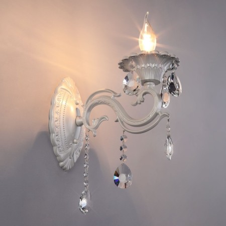 Wall lamp Bogate’s Tivoli 294/1, E14, 1x60W, 280x150x345 mm, white color-2