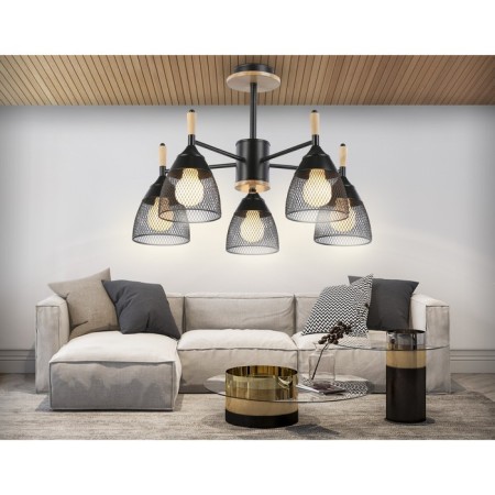 Suspended chandelier Ambrella Light, Traditional, TR8015, 5HE27, Black Color-2