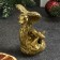 Figure "Snake with colors" Old gold, 8cm