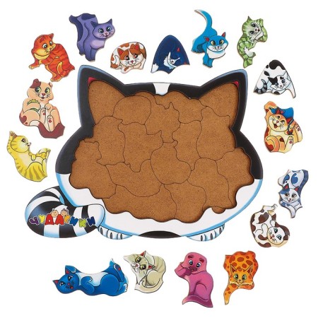 Puzzle-head-headed "cats"-3