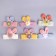 Carnival bandage "Bunny" with a flower, color mix