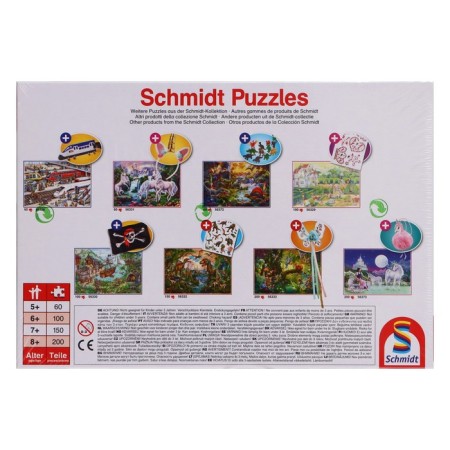 Puzzle "Princess and Unicorn", with a gift, 200 elements-2