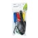 A set of garden tools, 5 items: 2 scoops, looser, fork, corneum, length 27 cm, plastic handles, color mix, Greengo