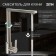 Kitchen mixer Zein Z3735, single -leaf, pour height 30 cm, satin