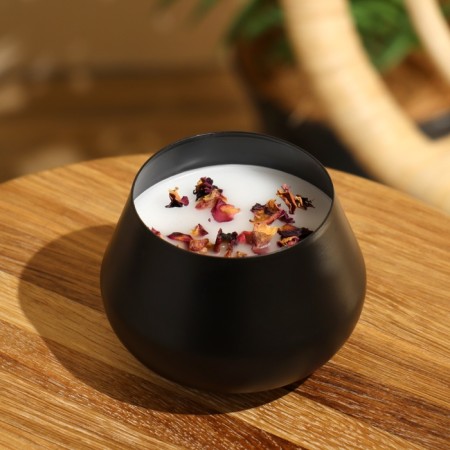 Aromatic candle in a jar of 300 g, rose-1