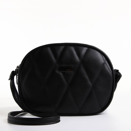 Bag Women's Cross-Bodi with a zipper, black color