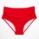Female women's swimming trunks are high, burgundy color, size 54