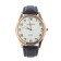 Men's wristwater watch "Bolingdun", D-4 cm, eco-leather strap