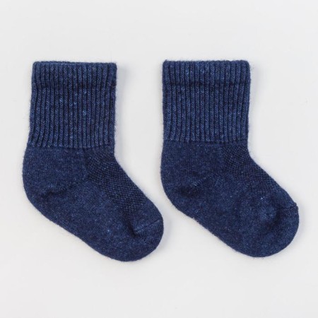 Nosk children from Mongolian wool, blue color, size 12-14 cm (2)