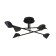 Ceiling chandelier Mantra capuccina, LED, 3200LM, 3000K, 292 mm, black color