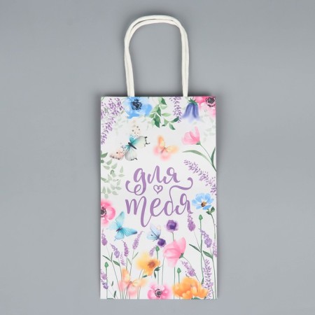 Gift Crafts, Packaging, “For you”, flowers, 12 x 21 x 9 cm-6