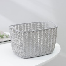 Storage basket with handles 