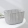 Storage basket with handles "Weaving", plastic, 17 × 12.5 × 10.5 cm, color mix
