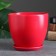 Flower pot "Color Gam" red, 1.4 liters