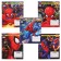 Notebook in a cage 12 sheets, 5 types of mix, cover coated cardboard, spider-man